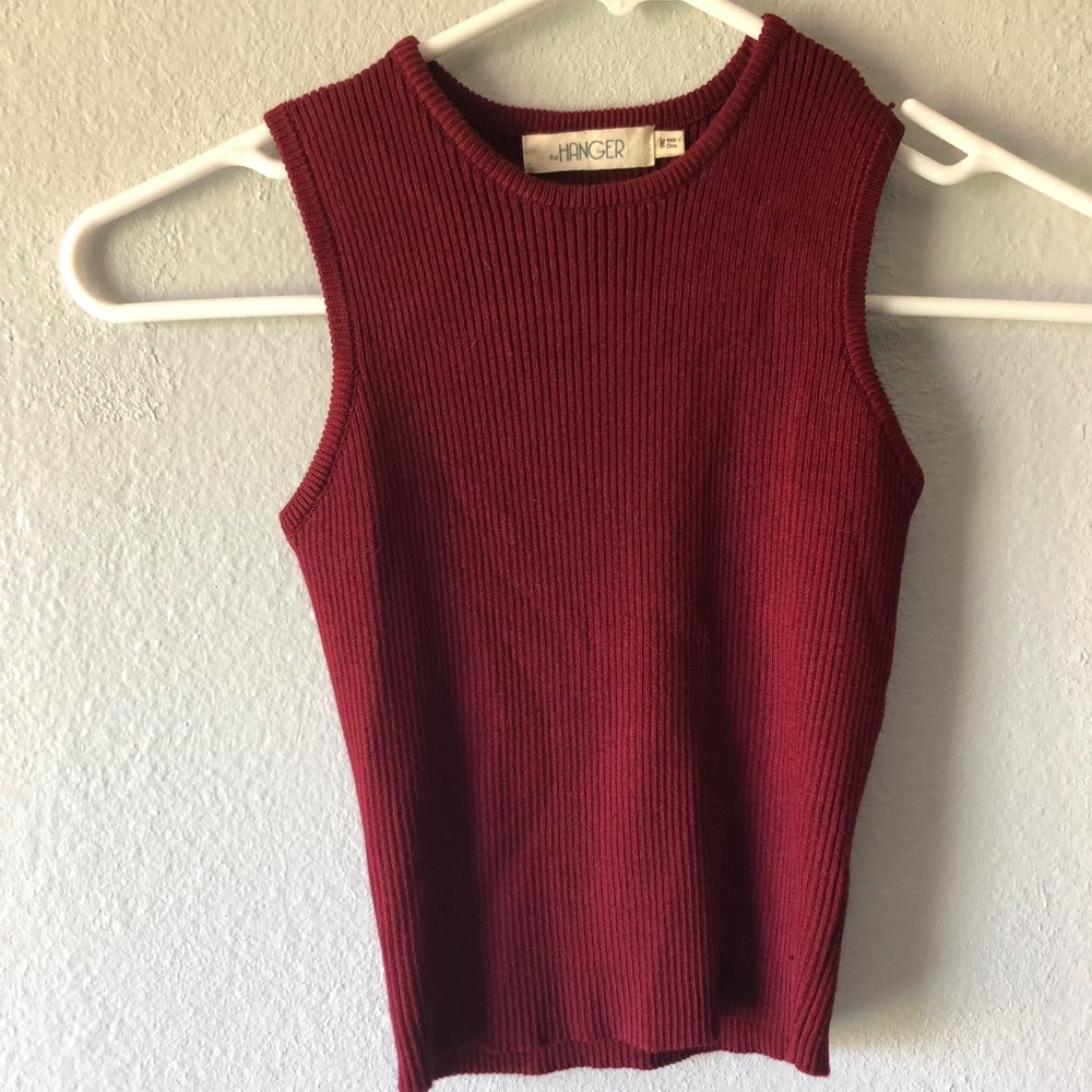 red crop top